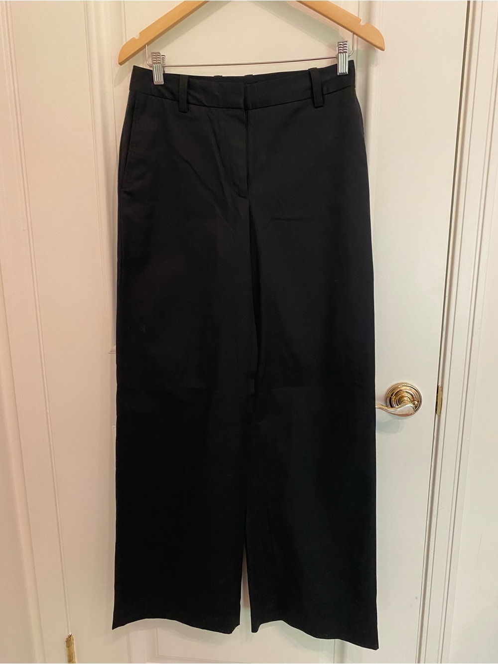 Babaton Black Wide-Leg Trousers